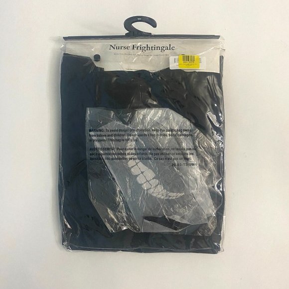 Underwraps Nurse Frightengale Costume Dress Hat Mask Evil Halloween Cosplay - Picture 3 of 6